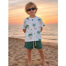 Baby Lory Kids Store Palmiye Baskılı T-Shirt