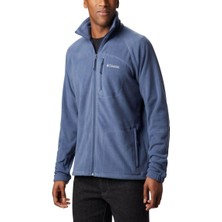 Columbia AE3039-479 Fast Trek II Full Zip Erkek Polar Mavi Renk Yumuşak Polyester Kumaşla Dört Mevsim Kullanım