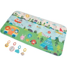 Fisher-Price Büyük Maceralar Dev Oyun Halısı GXR53 80 x 150 cm Hayvan Temalı 7 mm Kalınlık