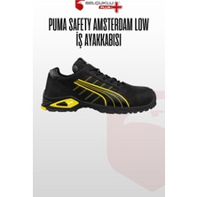 Puma Safety Amsterdam Low Alüminyum Burunlu Kaydırmaz Tabanlı S3 Src Iş Ayakkabısı
