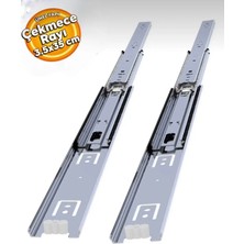 Yeniler YNL35 Teleskopik Bilyalı Çekmece Rayı En 35 mm Uzunluk 35 cm