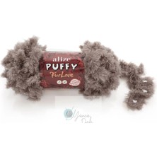 Alize ( 5 Adet ) Puffy Furlove 530 Elle Örülen Örgü Ipi Kürk Yapılı Puffy