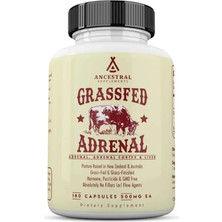 Ancestral Supplements Grass Fed Beef Adrenal  500MG,  180 Capsul.