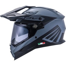 Sway SW-X65 Grey Adventure Kask - Motodede
