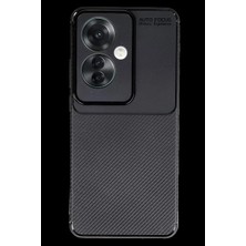 Armüz Reno 11F Kılıf Auto Focus Karbon Kapak - Siyah