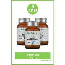 Venatura Omega 3 60 Kapsül 3 Adet
