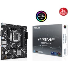 Asus Prıme H810M-K Ddr5 HDMI Pcıe 4.0 1851P Matx