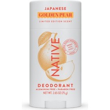 Native Japanese Golden Pear Alüminyumsuz Stick Deodorant 75GR