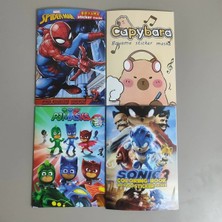 Ada Çanta Kırtasiye 4 Adet Stickerli Karakter Figürlü Boyama Kitabı AD838308
