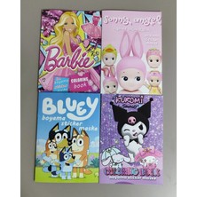 Ada Çanta Kırtasiye 4 Adet Stickerli Karakter Figürlü Boyama Kitabı AD555903