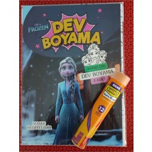 Ada Çanta Kırtasiye Karakter Figürlü Dev Boyama Kitabı (90CMX64CM) ve 12 Li Tüp Kuru Boya Kalemi ZP28243