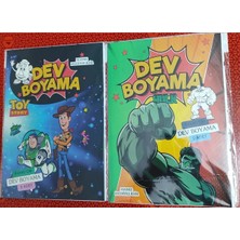 Ada Çanta Kırtasiye 2 Adet Dev Karakter Figürlü Boyama Kitabı (90CMX64CM)- BP22055020