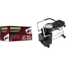 İnoltrare Niken Metal Gövdeli Gri Mini Oto Araç Hava Kompresörü 12v