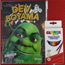 Ada Çanta Kırtasiye Karakter Figürlü Dev Boyama Kitabı (90CMX64CM) ve 12 Li Kuru Boya Kalemi KX5520989