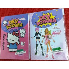 Ada Çanta Kırtasiye 2 Adet Dev Karakter Figürlü Boyama Kitabı (90CMX64CM)- JH6602218