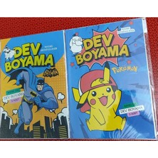 Ada Çanta Kırtasiye 2 Adet Dev Karakter Figürlü Boyama Kitabı (90CMX64CM)- KK66033905