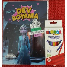 Ada Çanta Kırtasiye Karakter Figürlü Dev Boyama Kitabı (90CMX64CM) ve 12 Li Kuru Boya Kalemi AP699014