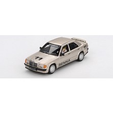 1:64 Ölçek Mercedes Benz 190E 2.3-16 No 11 Ayrton Senna Champion 1984 Diecast Metal Minyatür Model Araba 5cm