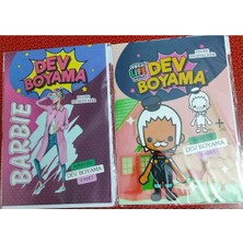 Ada Çanta Kırtasiye 2 Adet Dev Karakter Figürlü Boyama Kitabı (90CMX64CM)- VV020211