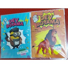 Ada Çanta Kırtasiye 2 Adet Dev Karakter Figürlü Boyama Kitabı (90CMX64CM)- RT85900661