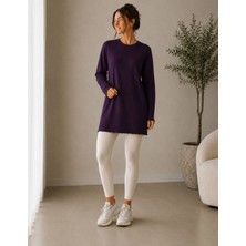 Organickid Leisure Kadın Mürdüm Tunik