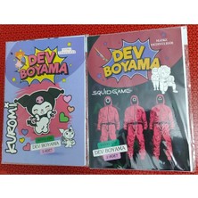 Ada Çanta Kırtasiye 2 Adet Dev Karakter Figürlü Boyama Kitabı (90CMX64CM)- MY859622