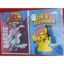 Ada Çanta Kırtasiye 2 Adet Dev Karakter Figürlü Boyama Kitabı (90CMX64CM)- XD87666022