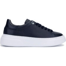 Tamer Tanca Kadın Hakiki Deri Lacivert Sneakers & Spor Ayakkabı 1145 Z-2501 Bn Ayk Y26 Lacı Fltr