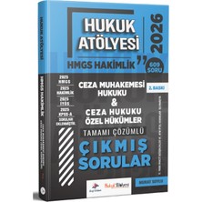 Dizgi Kitabevi Dizgi Kitap 2026 Hukuk Atölyesi Hakimlik Hmgs Hukuk Mesleklerine Giriş Sınavı Ceza Muhakemesi Hukuku & Ceza Hukuku Özel Hükümler Tamamı Çözümlü Çıkmış Sorular Murat Soylu 2. Baskı