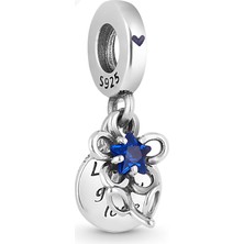 Fubena Çiçek Çift Sallantılı Charm
