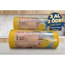 Rindo (20'li Rulo) Çok Amaçlı Temizlik Bezi 27X30 Kopart Kullan 3 Al 2 Öde