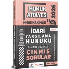 Dizgi Kitabevi Dizgi Kitap 2026 Hukuk Atölyesi Hakimlik Hmgs Hukuk Mesleklerine Giriş Sınavı Idari Yargılama Hukuku Tamamı Çözümlü Çıkmış Sorular Ilker Eroğlu 2. Baskı