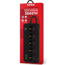 Trio 3441 5li Akım Korumalı Priz
