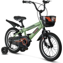 Ümit 1621 Faster-St Erkek Çocuk Bisikleti 16 Jant V Fren Olive Green Renkli Tasarım
