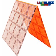 Magblock 2 Adet 30X30 cm Ebatlarında Manyetik Kare Parça - Tüm Markalarla Uyumlu.