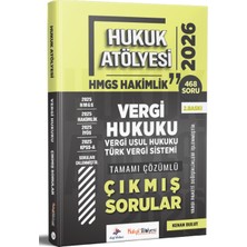 Dizgi Kitabevi Dizgi Kitap 2026 Hukuk Atölyesi Hakimlik Hmgs Hukuk Mesleklerine Giriş Sınavı Vergi Hukuku Tamamı Çözümlü Çıkmış Sorular Kenan Bulut 2. Baskı