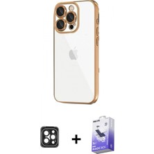 Pileli Store Pilelistore™ iPhone 16 Pro Max Kılıf Vadi Minimal - Siyah Bilvis 5in1 5d Magic Hayalet Cam Ekran Koruyucu + Pvd Metal Kamera Lens - Sh