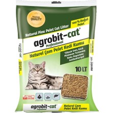 Agrobit Cat 10 lt Çam Kokulu Topaklaşmayan Kedi Kumu  Doğal Malzeme ile Hijyenik 6601-05
