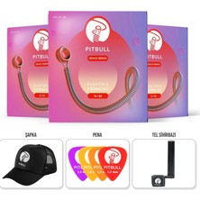 Pitbull Venus Seri Elektro Gitar Teli 10-60 7 Telli VEG 10-60 3P SSC 3'lü SET Hediyeli Paket