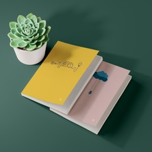 Motivasyon Yayınları Sarı+Pembe Motivasyon Defter 2 Adet 13,5x19,5 Ölçülerinde