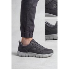 Liarca Aerostrıde Flex Ultra Comfort Max Füme-Gri Unisex Spor Ayakkabı Hafif Nefes Alabilen Günlük Rahat Yürüyüş Sneaker