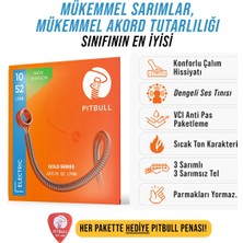 Pitbull Strings Gold Series Geg 10-52 Lthb Takım Tel Elektro Gitar Teli