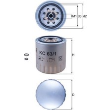 Mahle Depomix Yakit Filtresi Mercedes OM601 190 W201 W202 W124 W210 W461 Vito 638 Sprinter 901 904