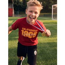 LC Waikiki Lcw Kids Kırmızı Galatasaray Baskılı Erkek Çocuk Tişört ve Şort