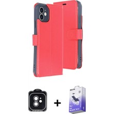 Pileli Store Pilelistore™ iPhone 11 Kılıf Siluet Işık Serisi - Siyah Bilvis 5in1 5d Magic Hayalet Cam Ekran Koruyucu + Pvd Metal Kamera Lens - Sh