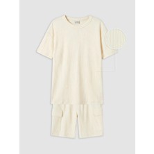 LC Waikiki Lcw Kids Bej Fitilli Erkek Çocuk Takım