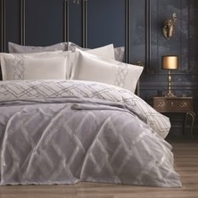 Mata Çeyiz Bella Home 7 Parça Nisan Çift Kişilik Pike Yatak Örtüsü Gelin Seti %100 Organik Pamuk - Yeni Renkler