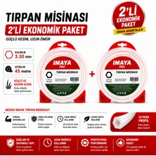 İmaya Pro Tırpan Misinası 3.30MM 45MT 6 Köşe| 2'li Ekonomik Paket