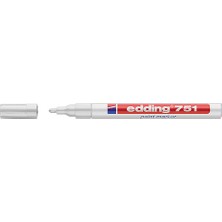 Düzey Edding E-751 Paint Marker Kalem Boya Dekorasyon Markörü Beyaz