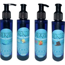 Rekze Erkeklere Özel 4 Farklı Çeşit Aromalı Masaj Yağı Massage Oil 125ML